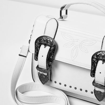 White western style mini satchel bag
